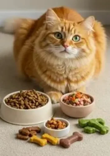 چند بار در روز به گربه غذا بدهیم