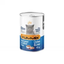 کنسرو بچه گربه یامیکس با طعم مرغ و جگر (پته) - ۴۲۵ گرمی