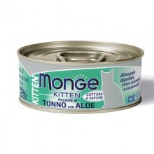 کنسرو بچه گربه مونژه با طعم ماهی تن و آلوئه ورا در ژله – ۸۰ گرمی