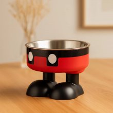 ظرف آب و غذای گربه طرح میکی موس