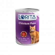 کنسرو گربه لوریتا (Lorita) پته با طعم مرغ