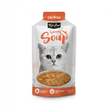 سوپ گربه کیت کت (Kit Cat) با طعم سالمون - وزن ۵۰ گرم