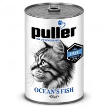 کنسرو گربه پولر (Puller) مدل پته با طعم ماهی - وزن ۴۰۰ گرم