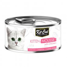 کنسرو بچه گربه کیت کت (Kit Cat) مدل موس طعم مرغ وزن ۸۰ گرم