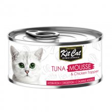 کنسرو گربه کیت کت (Kit Cat) مدل موس طعم تن و مرغ وزن ۸۰ گرم