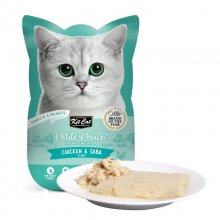 پوچ گربه کیت کت با طعم مرغ و ماهی سابا (در ژله) - وزن ۷۰ گرم