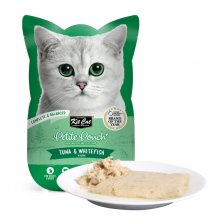 پوچ گربه کیت کت با طعم تن و ماهی سفید (در ژله) - وزن ۷۰ گرم