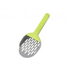 بیلچه خاک گربه پلاستیکی دو رنگ مدل ارگونومیک