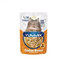 پوچ گربه یامیکس مدل نچرال با طعم مرغ - ۸۵ گرمی